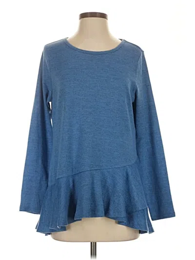 Pre-owned Dg^2 By Diane Gilman Pullover Sweater In Blue