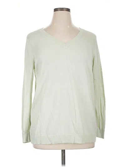 Pre-owned Dg^2 By Diane Gilman Pullover Sweater In Green