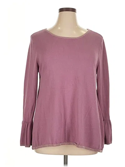 Pre-owned Dg^2 By Diane Gilman Pullover Sweater In Purple