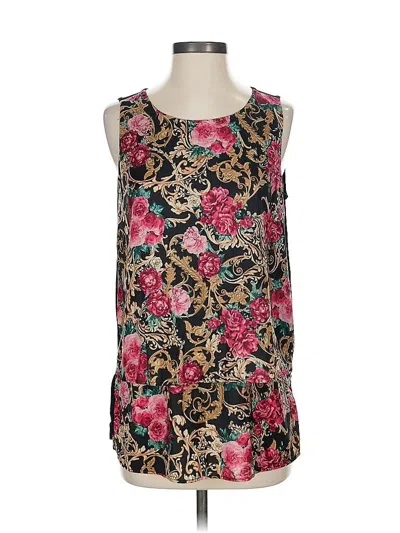 Pre-owned Dg^2 By Diane Gilman Sleeveless Blouse In Black