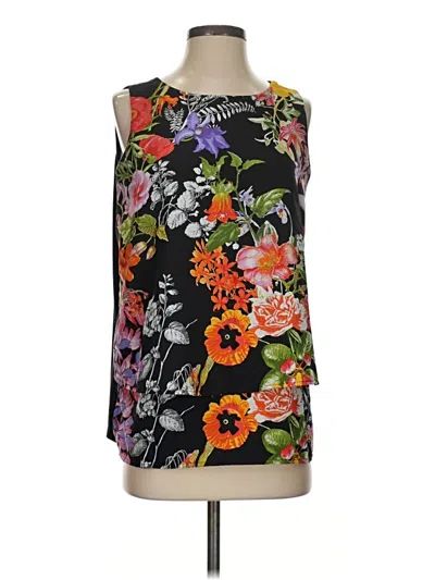 Pre-owned Dg^2 By Diane Gilman Sleeveless Blouse In Black