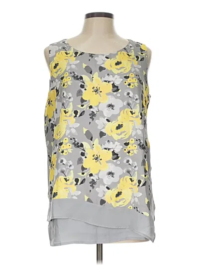 Dg^2 By Diane Gilman Sleeveless Blouse In Yellow