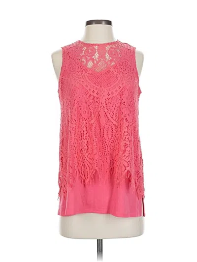 Pre-owned Dg^2 By Diane Gilman Sleeveless T-shirt In Pink