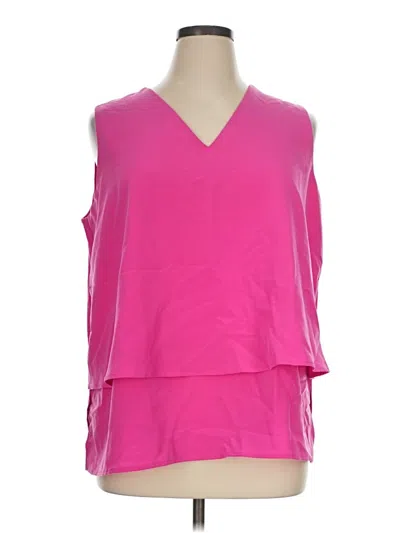 Pre-owned Dg^2 By Diane Gilman Sleeveless T-shirt In Pink