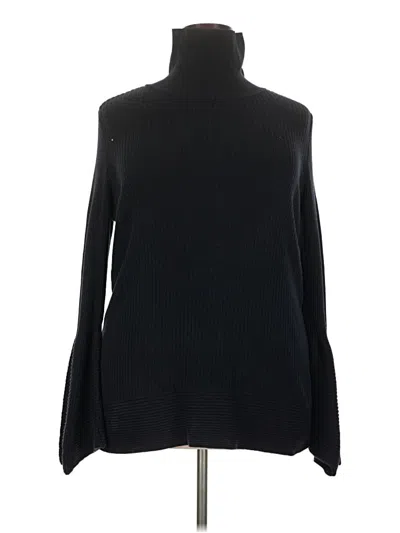 Pre-owned Dg^2 By Diane Gilman Turtleneck Sweater In Black