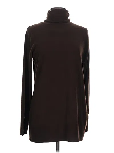 Pre-owned Dg^2 By Diane Gilman Turtleneck Sweater In Brown
