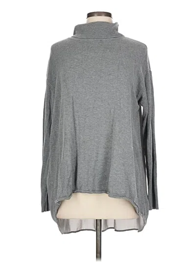 Pre-owned Dg^2 By Diane Gilman Turtleneck Sweater In Gray