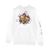 Dgk Golden Faces Hood Fleece White Men's Sweatshirt In White