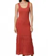 Dh New York Arabella Dress In Copper In Red