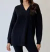 DH NEW YORK BAILEY SWEATER IN BLACK