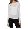 Dh New York Bella Top In Cloud In Grey