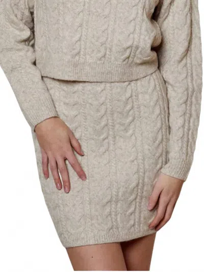 Dh New York Bria Skirt In Oat In Neutral