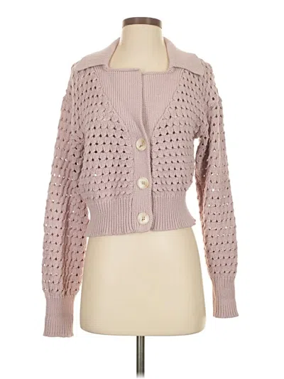 Pre-owned Dh New York Cardigan Sweater In Pink