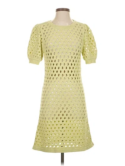 Pre-owned Dh New York Casual Dress In Yellow