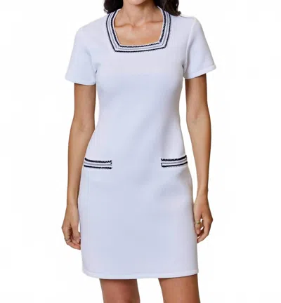 Dh New York Chantel Mini Dress In White