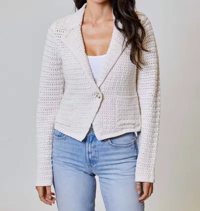 Dh New York Diane Blazer In Pearl