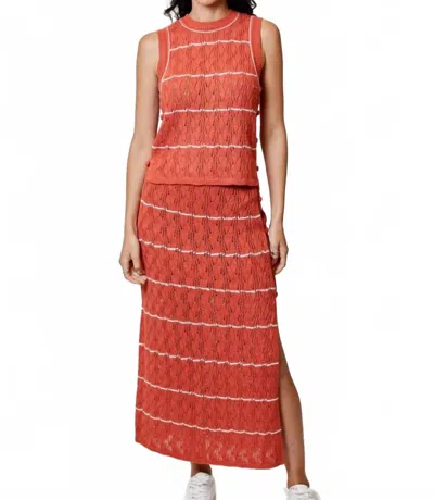 Dh New York Eliza Maxi Skirt In Cayenne In Pattern
