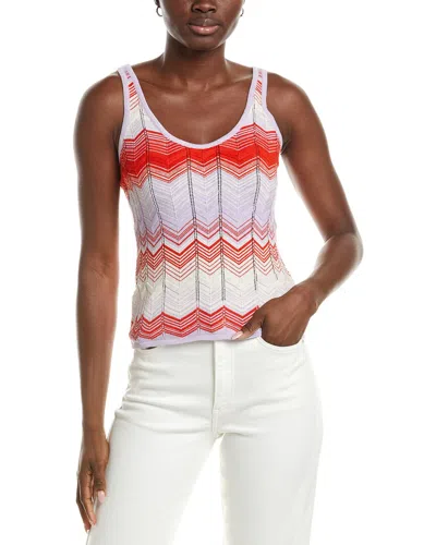 Dh New York Everly Linen-blend Tank Top In Multi