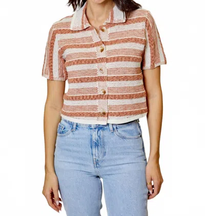 Dh New York Filipa Top In Copper Combo In Multi