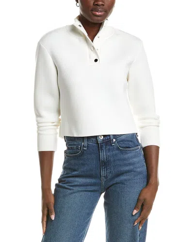 Dh New York Knit Scuba Sweater In White