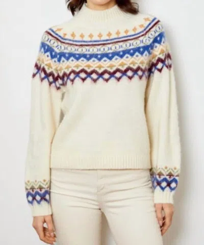 Dh New York Louise Sweater In Multi Colored Pattern