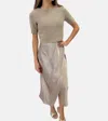 Dh New York Met Sweater Dress In Mineral Combo In Gray