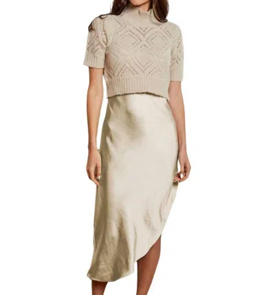 Dh New York Min Sweater Dress Combo In Sand