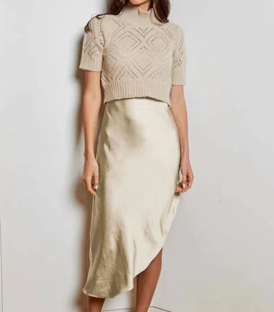 Dh New York Mini Sweater/dress Combo In Beige
