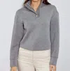 Dh New York Myra Top In Heather Grey In Grey