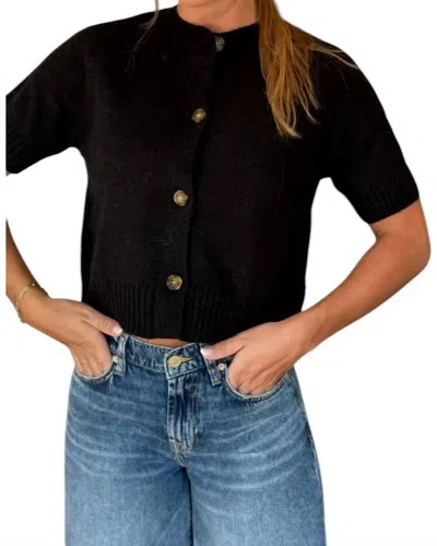 Dh New York Oregon Cardigan In Black