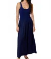 Dh New York Porto Maxi Dress In Navy In Blue