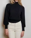Dh New York Ribbed Detail Pullover Sweater In Black In Black