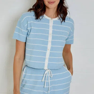 Dh New York Suri Top In Sky Combo In Blue
