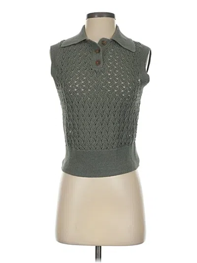 Pre-owned Dh New York Sweater Vest In Green