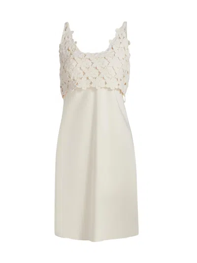 Dh New York Women's Crochet Cotton Mini Sweaterdress In Multi