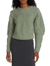 DH NEW YORK WOMEN'S LUISA CABLE KNIT SWEATER