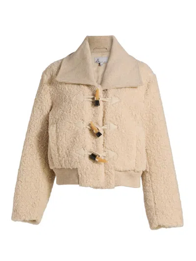 Dh New York Women's Noah Faux Shearling Jacket In White