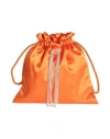 Dhandi Woman Handbag Orange Size - Textile Fibers
