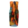 Dhara Sheth Dubai Women's Canvas & Chaos Abstract Print Tube-style Sarong