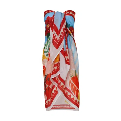 Dhara Sheth Dubai Women's Mediterranean Picnic Resort Tube-style Sarong
