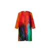 Dhara Sheth Dubai Women's Roar Abstract Print Sheer Short Kimono