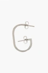 D'heygere G-shaped Silver Single Earrings