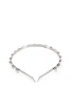 D'heygere Stud-embellished Headband In Metallic