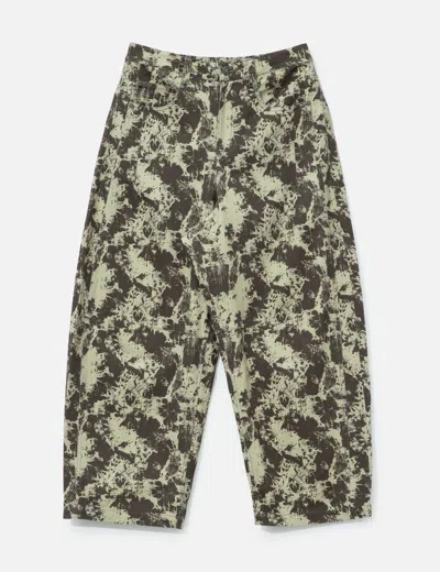 Dhruv Kapoor Distressed Effect Barrel Jeans In Green