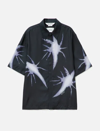 Dhruv Kapoor Engineered Drape Shirt In Black