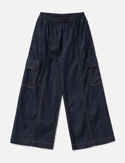 Dhruv Kapoor Light Denim Baggy Pants In Blue