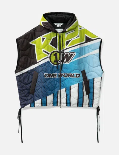 Dhruv Kapoor One World Padded Vest In Blue