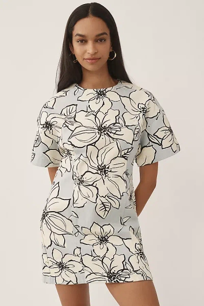 Dhruv Kapoor Short-sleeve Mini Dress In Multicolor