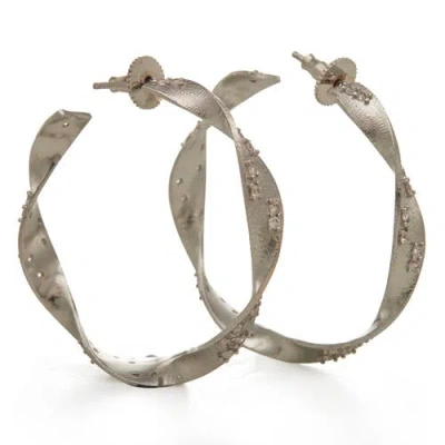 Dhwani Bansal Kali Hoops In Metallic