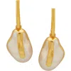 Dhwani Bansal Kora Drops In Gold Plated